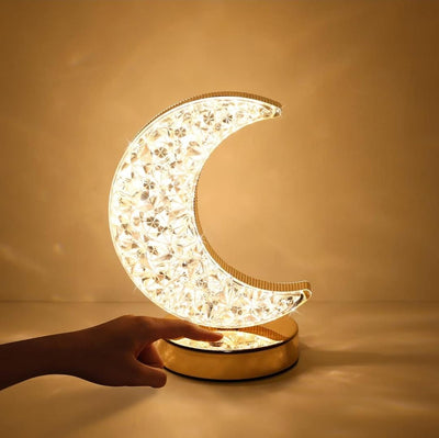Crystal Moon Table Lamp,